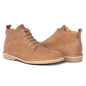 VELDSKOEN LADIES SAFARI tan leather laces ankle high top  shoes size 10